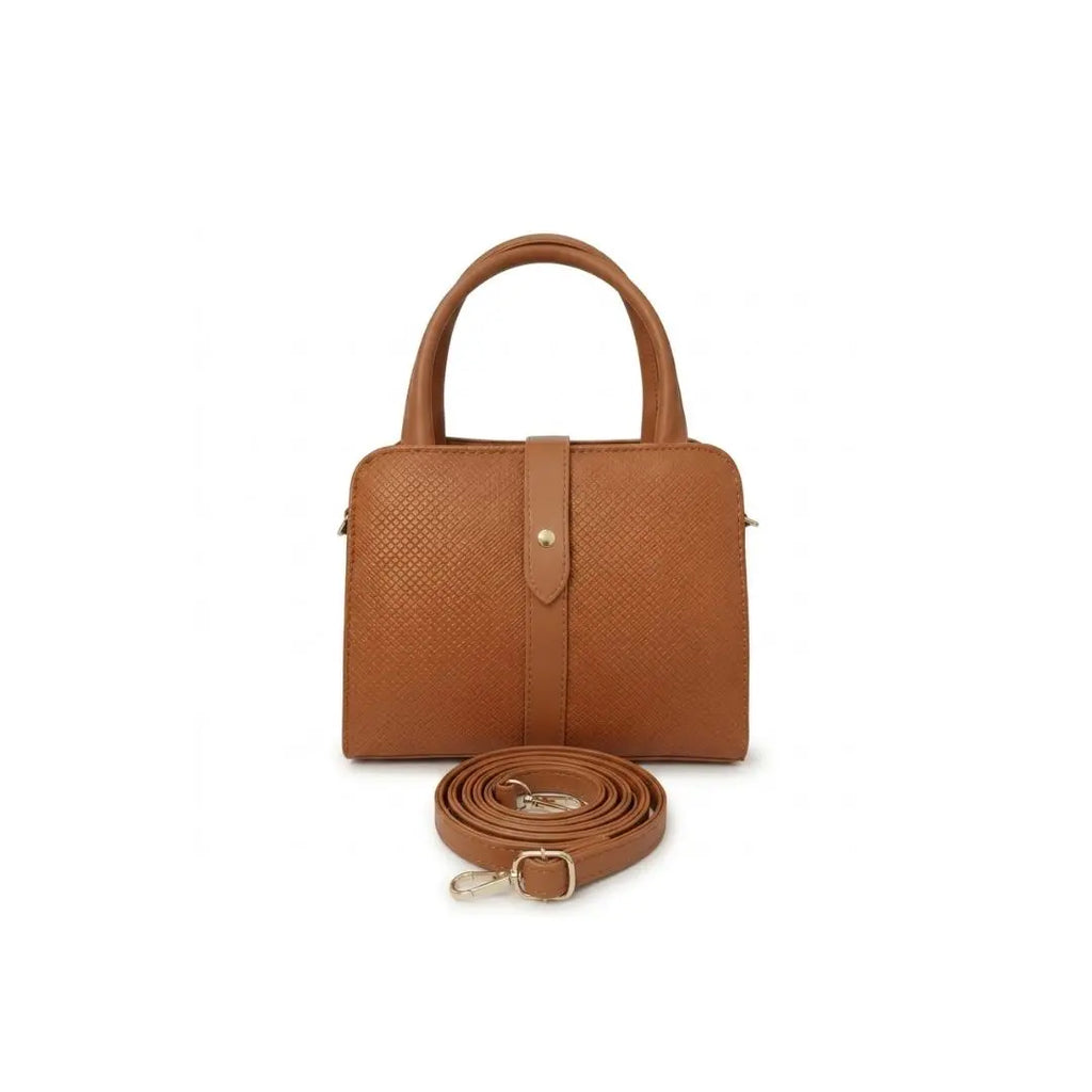 Sienna Luxe Structured Top Handle Handbag