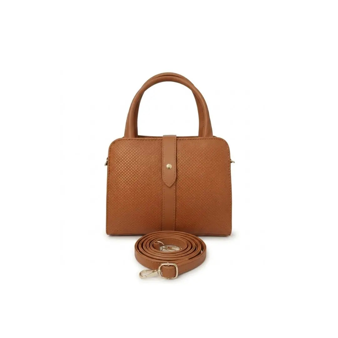 Sienna Luxe Structured Top Handle Handbag