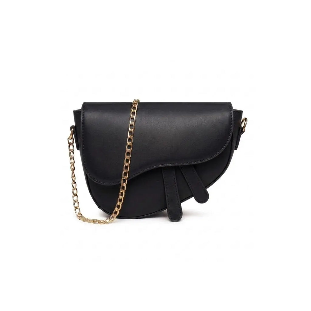 Noir Crescent Luxe Saddle Bag