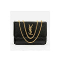 Desert Luxe Croc Chain Flap Bag