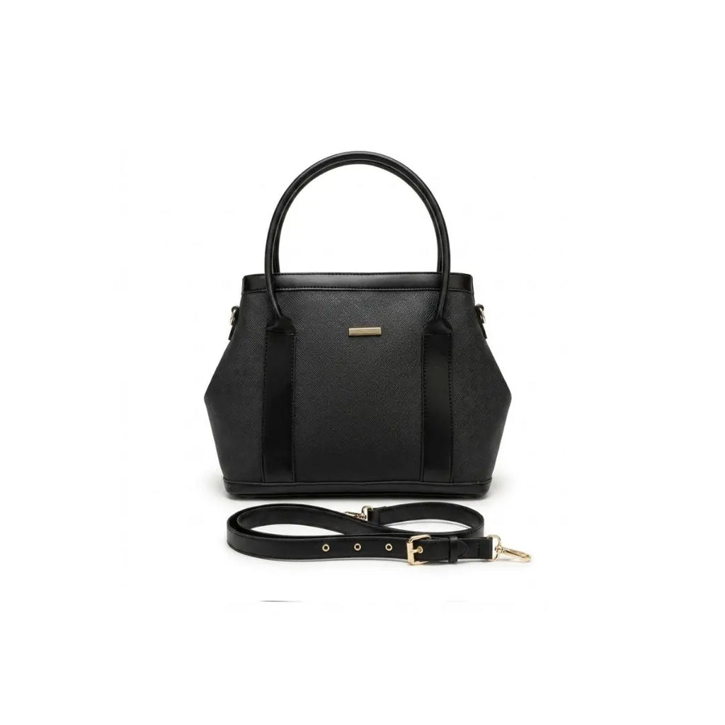Midnight Arc Structured Tote