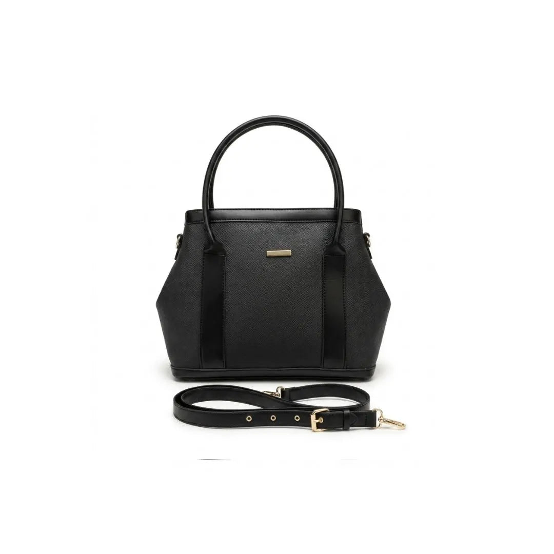 Midnight Arc Structured Tote