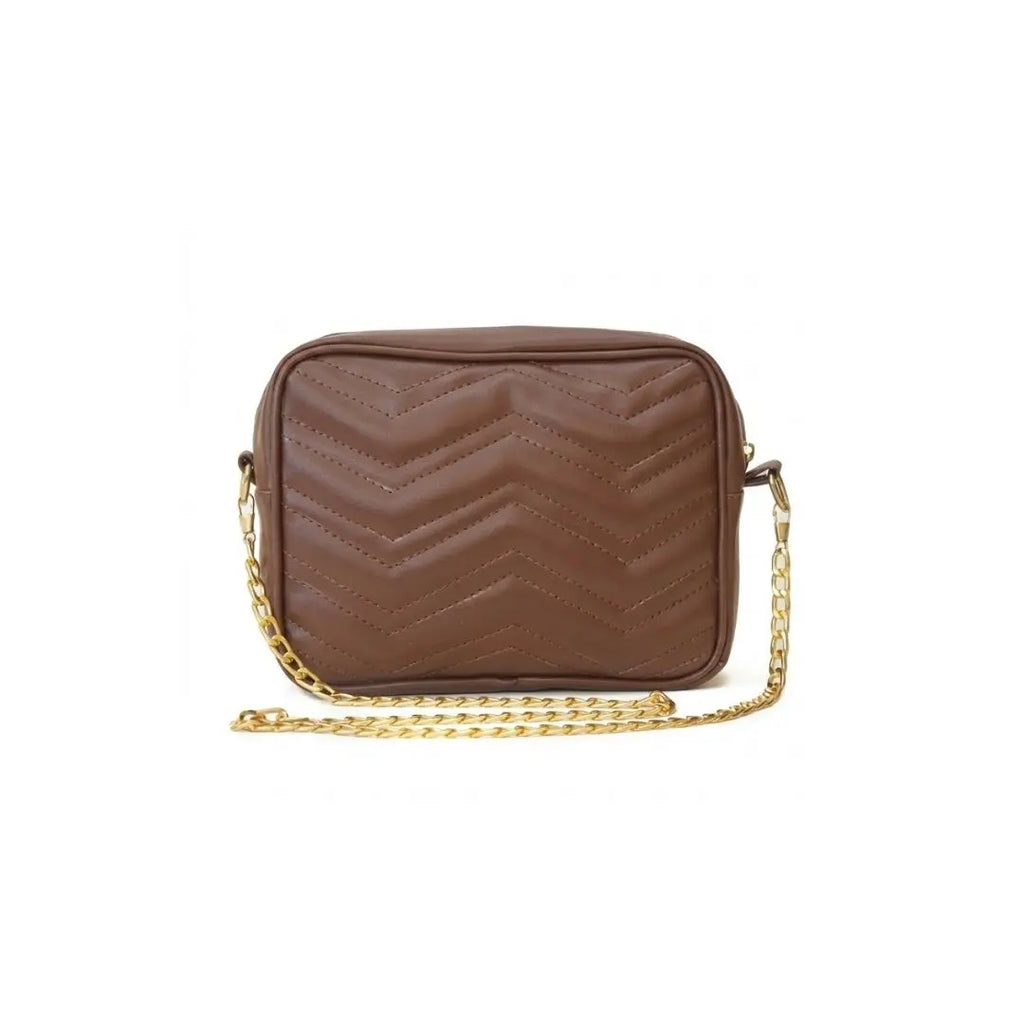 Luna Luxe Quilted Chain Crossbody Bag