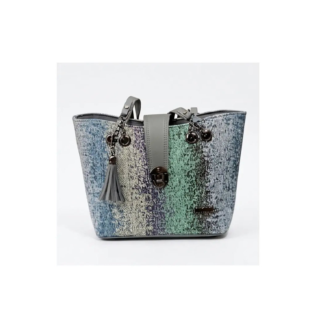 Rose Elegance Structured Tote Handbag