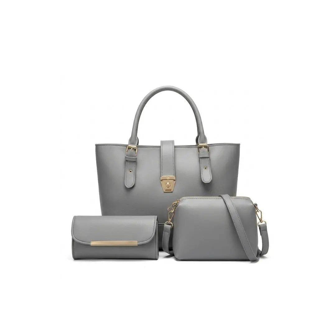 Noir Belle Luxe Handbag Set