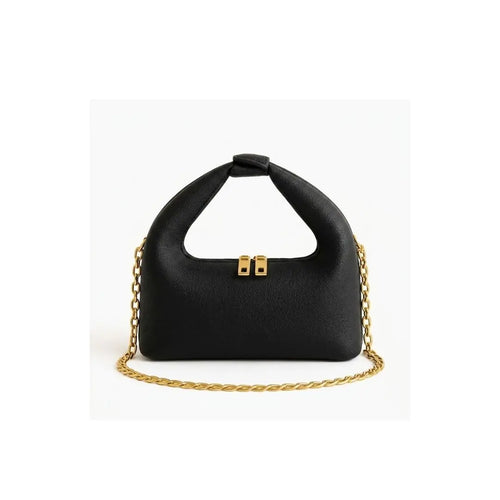 Aurelia Luxe Mini Hobo Chain Shoulder Bag