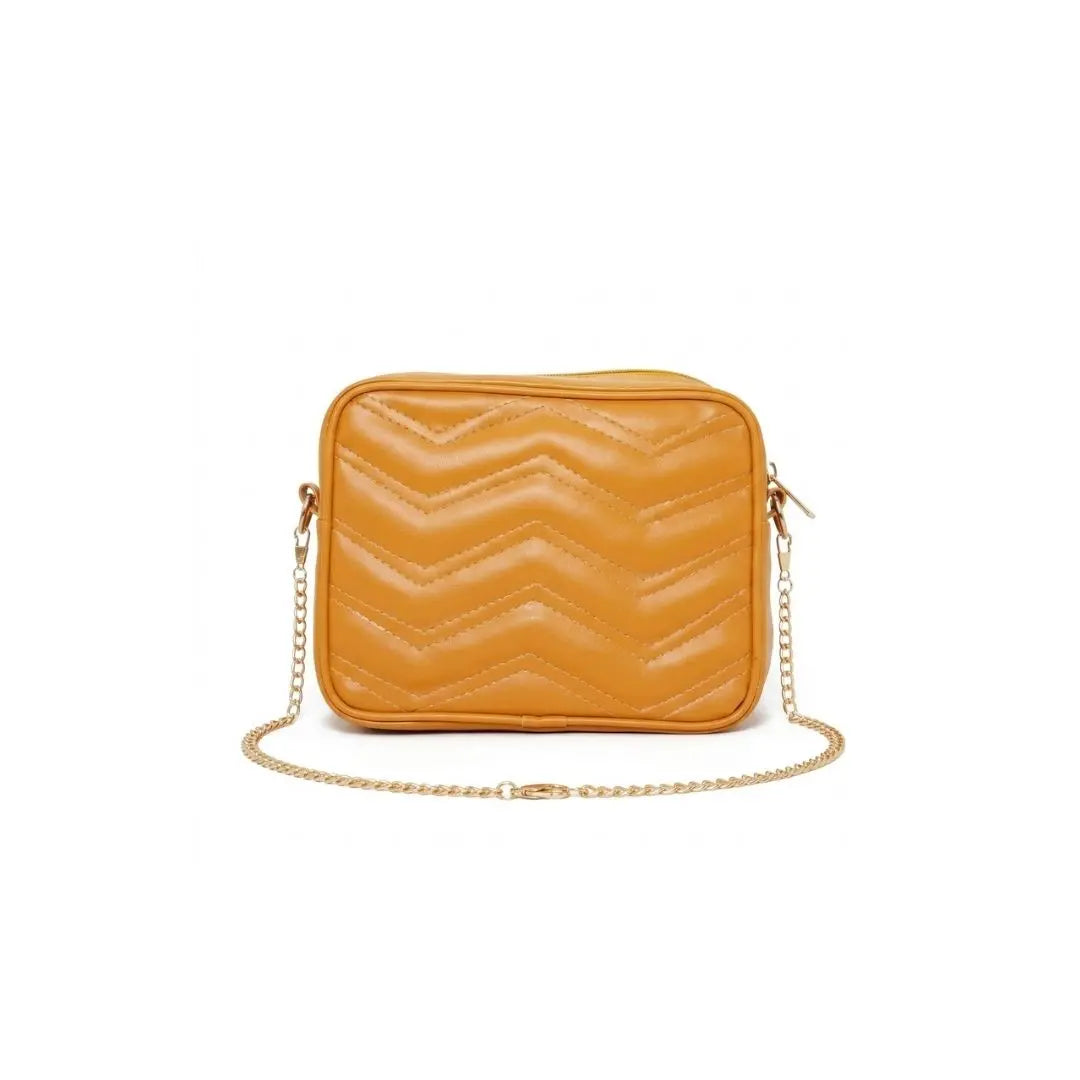 Luna Luxe Quilted Chain Crossbody Bag