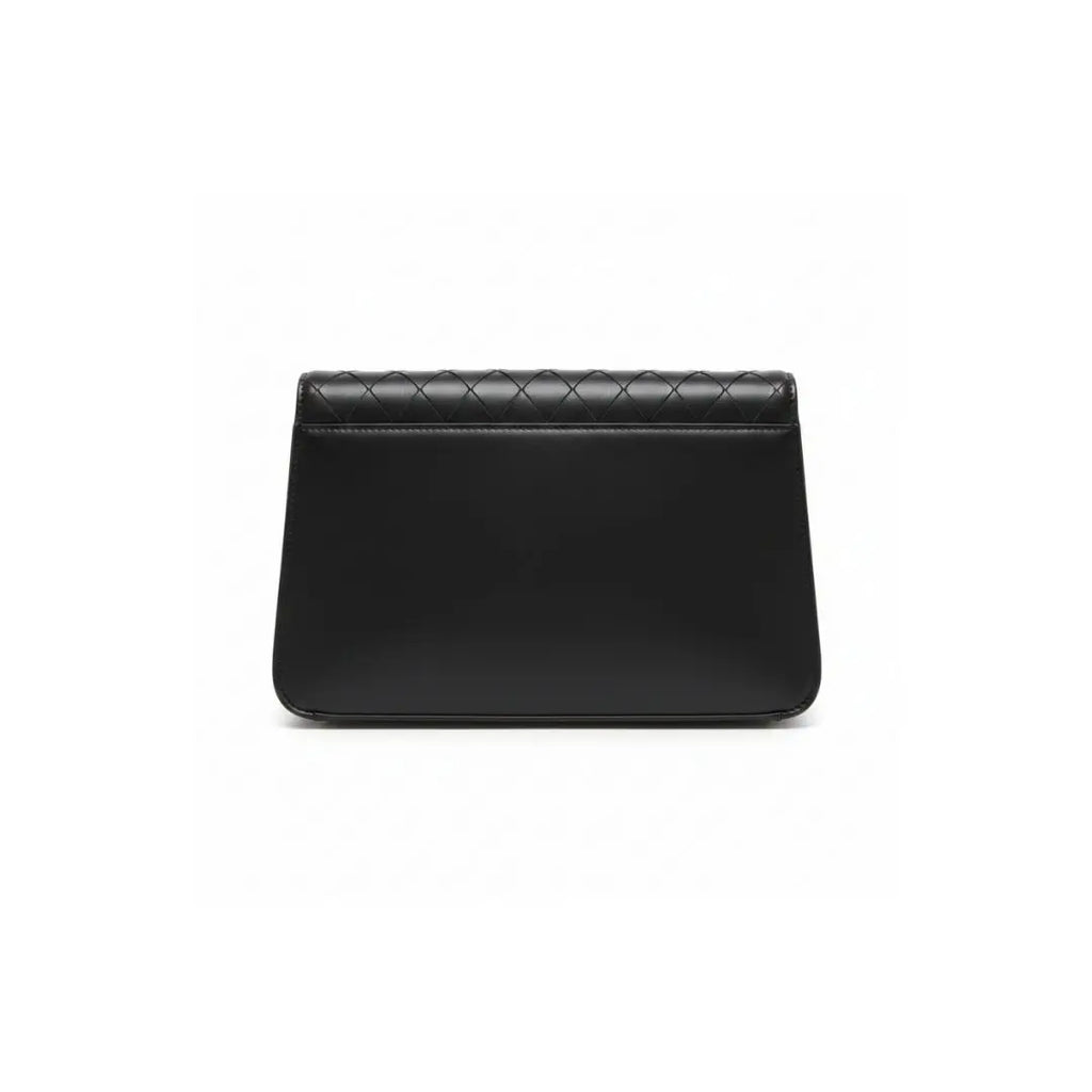 Noir Celeste Quilted Satchel Bag