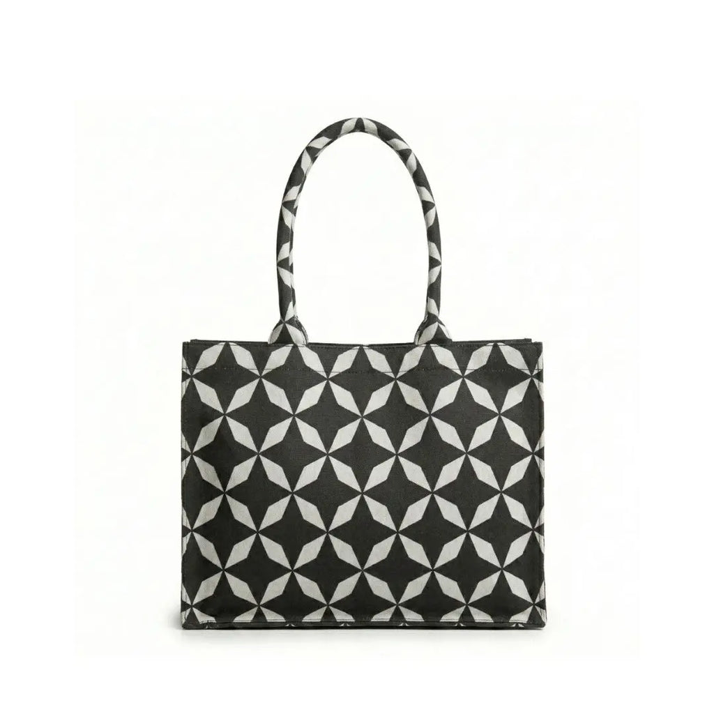 Zayra Patterned Shopper Tote