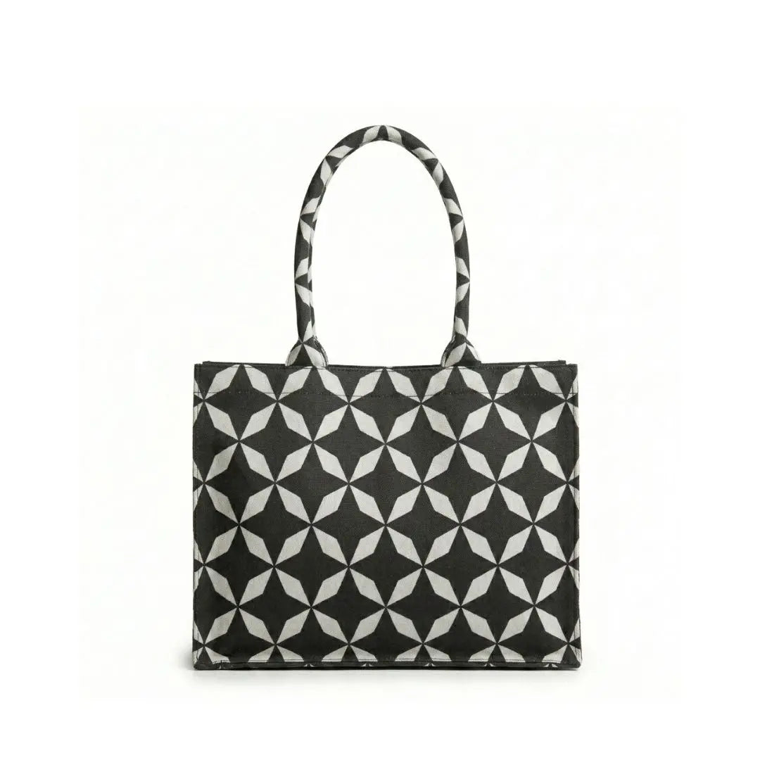 Zayra Patterned Shopper Tote