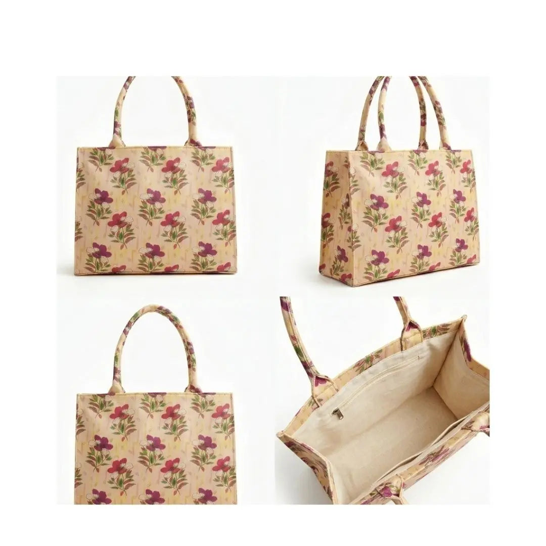 Floria Printed Shopper Tote