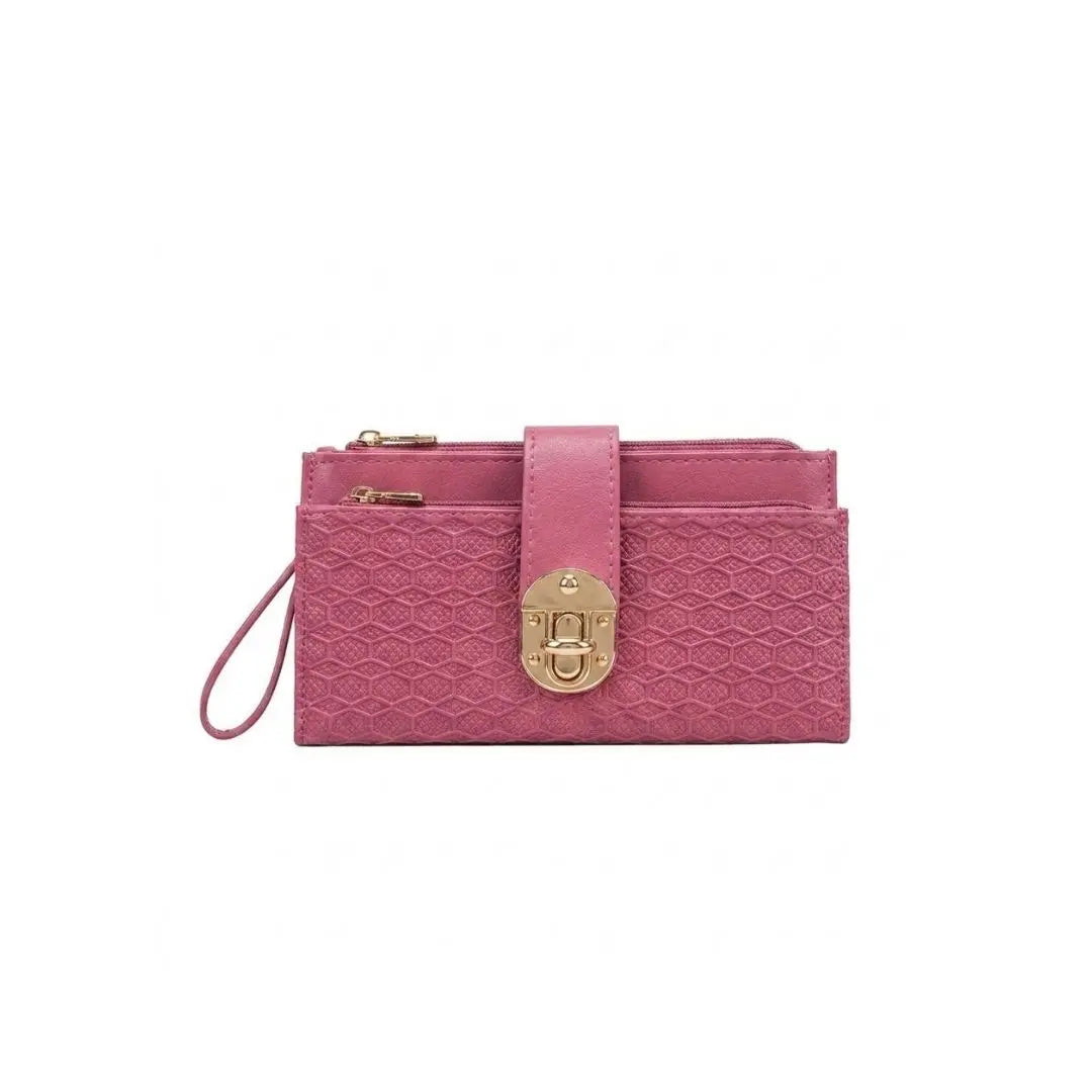 Lunara Luxe Multi-Zip Wristlet Clutch