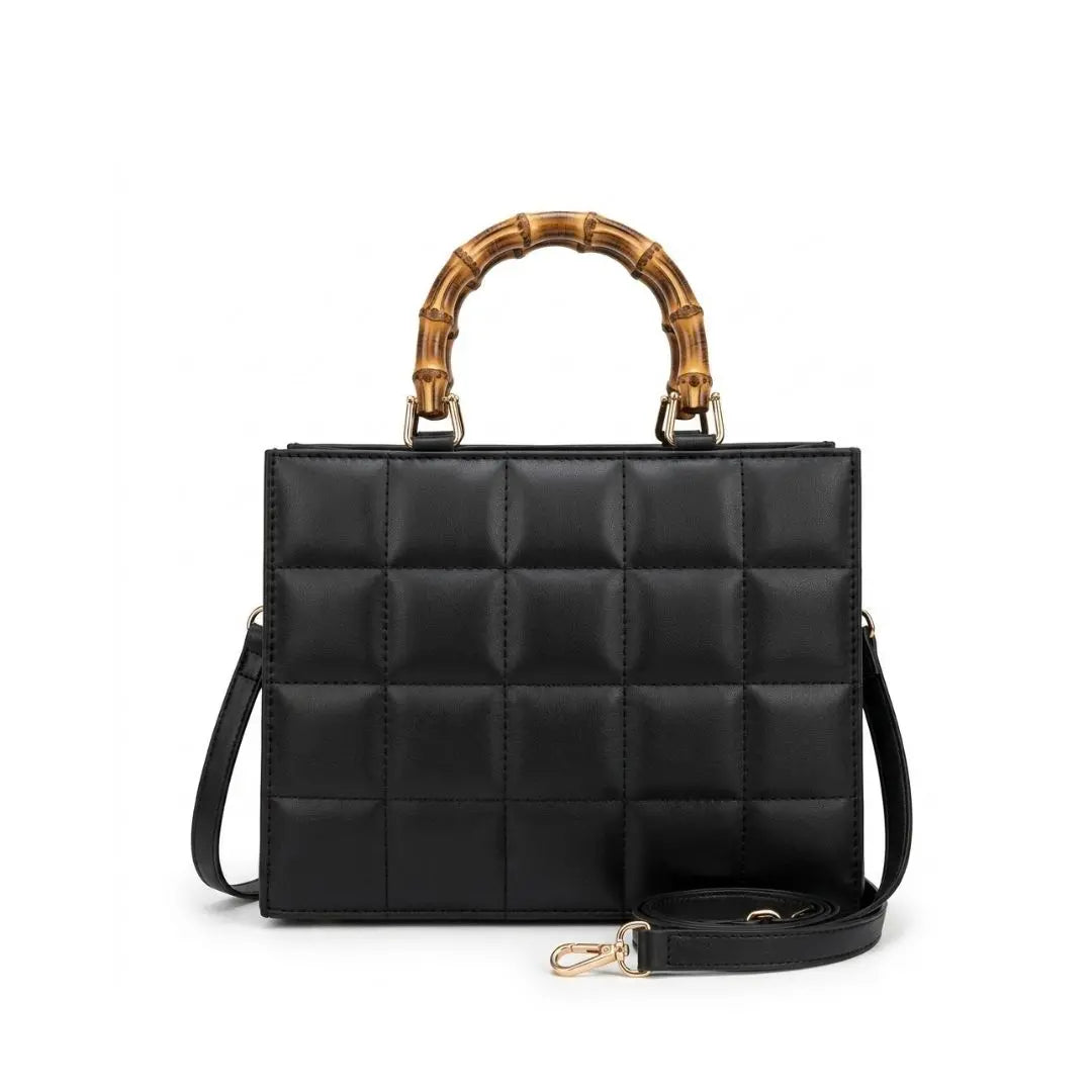 Cavelle Quilted Square Satchel