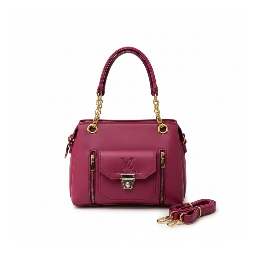 Luxe Verena Structured Satchel Bag